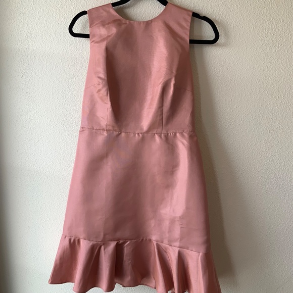 NEW! J Crew Satin Taffeta Midi Pink Dress Size 6 - Picture 12 of 12